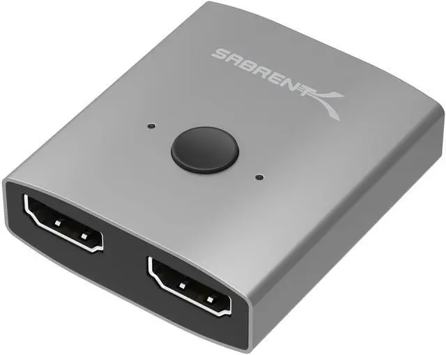 Main image of HDMI Switch, 4K@60Hz HDMI Switcher, Splitter 2 in 1 Out, Supports HDR, 3D, Dolby, Compatible with Laptops, PC, Xbox Series, PS5 / PS4, Projector, and More (DA-HSW2)