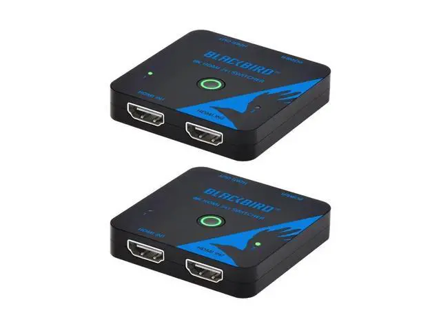 Alt view image 3 of 6 - 2x1 HDMI Switch, 8K@60Hz, 4K@120Hz, 48Gbps, HDMI 2.1, HDCP 2.3, HDR10+ and Dolby Vision, Low Latency Support, for HDTV, Xbox, PS5/4/3, Blu-Ray Player, Fire TV, Roku - Blackbird Series