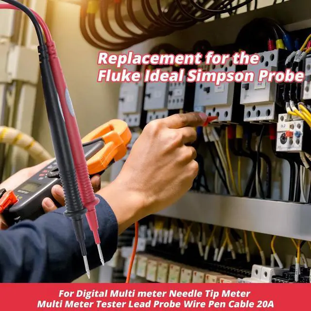 Alt view image 7 of 7 - Meter Test Leads CAT III 1000V 20A Replacement for FLUKE Ideal Simpson