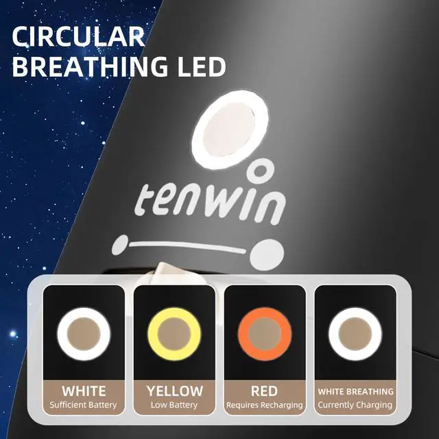 Alt view image 4 of 7 - Electric Pencil Sharpener for 7-12mm Pencil Built-in Breathing Light