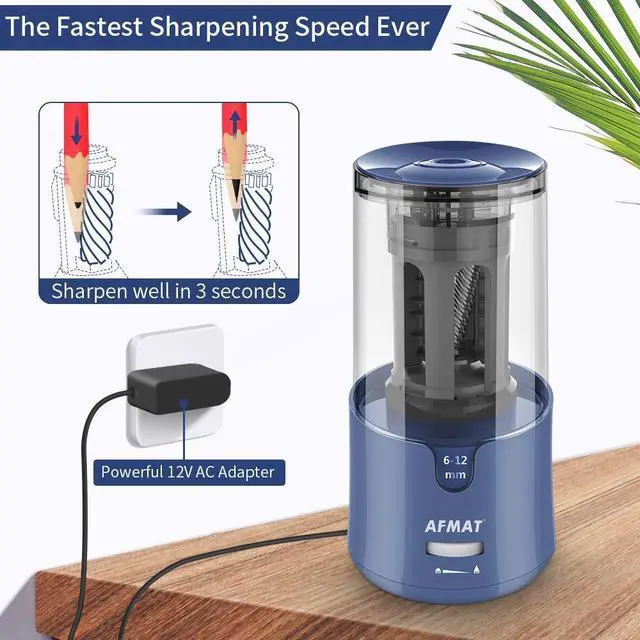 Alt view image 4 of 7 - Electric Pencil Sharpener & Rechargeable Electric Eraser Kit, Auto Stop, Super Sharp & Fast, 140 Eraser Refills, Good for Drafting, Drawing, Crafts, Arts