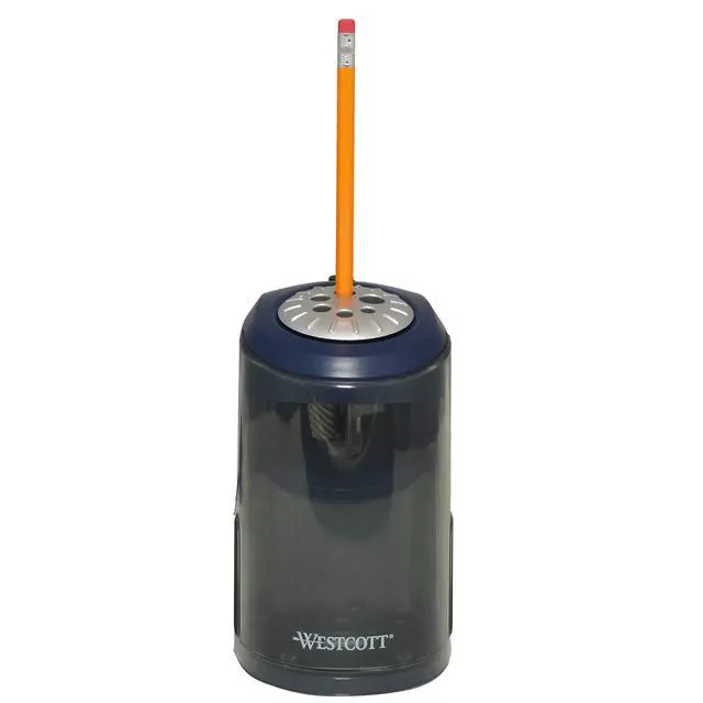 Alt view image 4 of 7 - Heavy Duty School/Classroom Pro Electric Pencil Sharpener, Blue