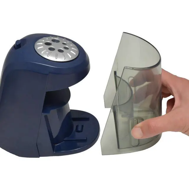 Alt view image 5 of 7 - Heavy Duty School/Classroom Pro Electric Pencil Sharpener, Blue
