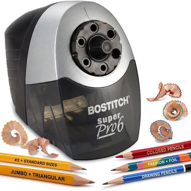 Main image of Office Heavy Duty Electric Pencil Sharpener, Classroom, Silver