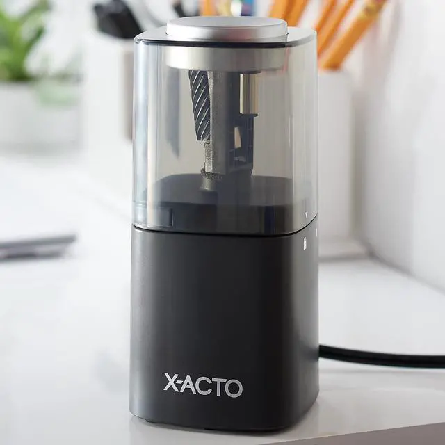 Alt view image 5 of 7 - Powerhouse® Electric Pencil Sharpener Black