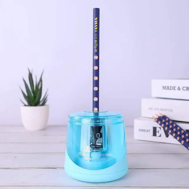 Alt view image 2 of 7 - Battery Pencil Sharpener Electric, Portable &Auto-Stop, Cordless