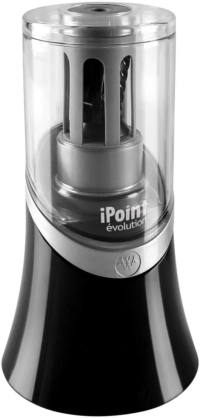 Main image of 14888 iPoint Evolution Electric Pencil Sharpener, Black and Silver