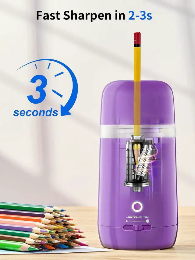 Alt view image 7 of 7 - Automatic Electric Pencil Sharpener, Rechargeable