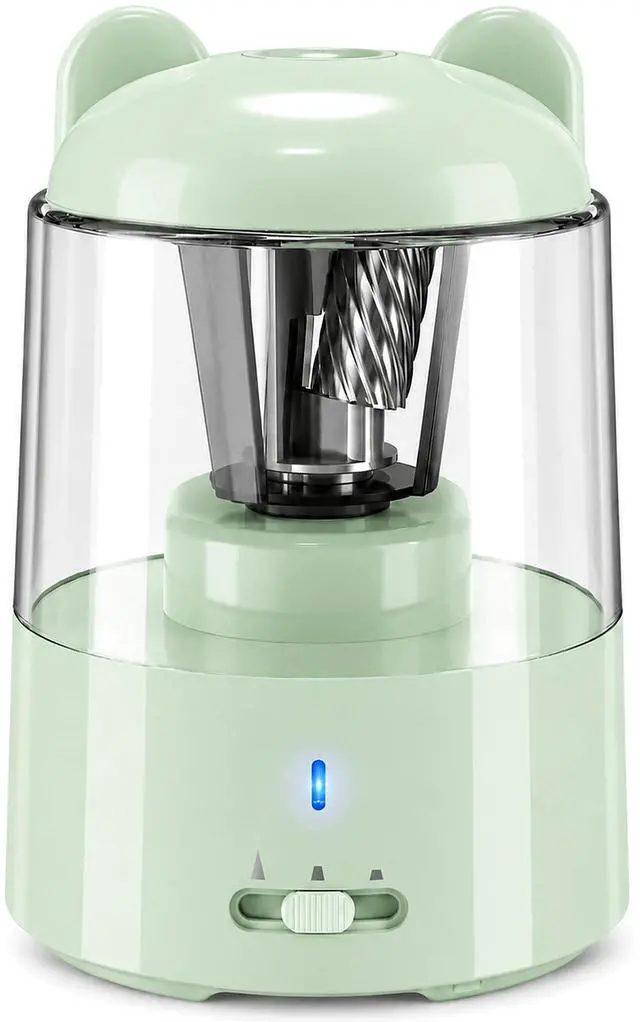 Main image of Electric Pencil Sharpener for Colored Pencils, Auto Stop,Blue