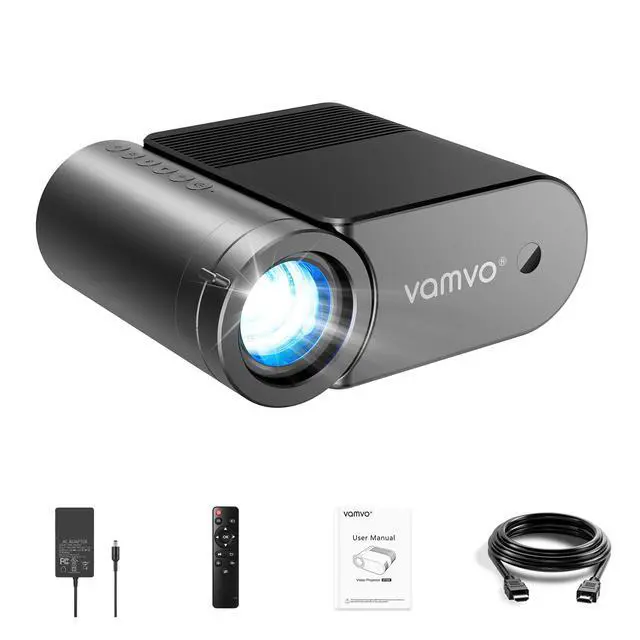 Alt view image 7 of 7 - Home Projector with WiFi and Bluetooth, Native 1080P Mini Movie Projector, 200 ANSI, Wired Screen Mirroring, HDMI USB TypeC, Video Projector for Home Theater Indoor & Outdoor Movie
