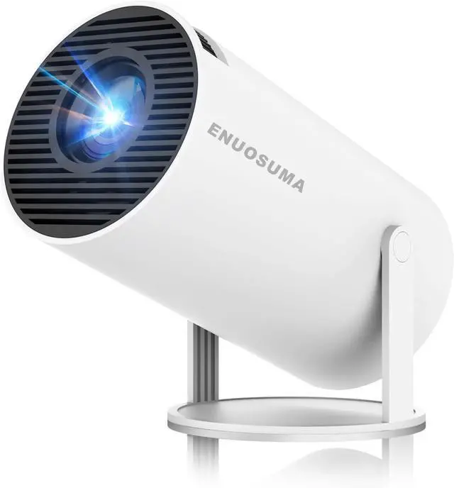 Main image of Mini Projector with Wifi and Bluetooth, Built-in App,Portable Projector 4K Support, Smart Video Projector with 210° Rotation,Compatible with iPhone/Android/Laptop/TV Stick/HDMI/USB for Bedroom Indoor