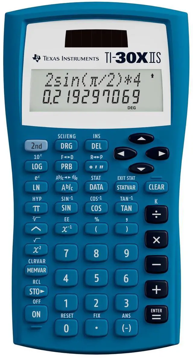 Main image of TI-30XIIS Scientific Calculator, Blue