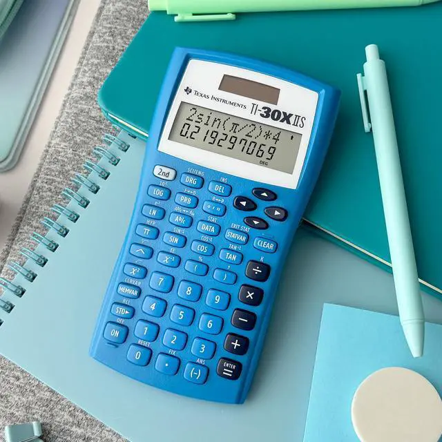 Alt view image 2 of 5 - TI-30XIIS Scientific Calculator, Blue