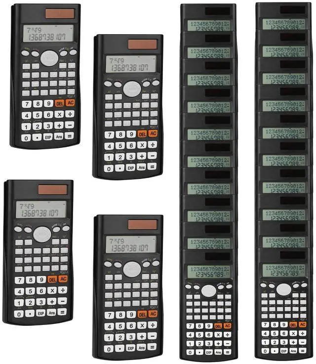Main image of Scientific Calculators, 24 pcs, 2 Line Calculator for School