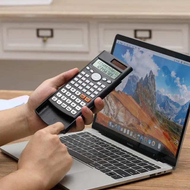 Alt view image 7 of 7 - Scientific Calculators, 24 pcs, 2 Line Calculator for School