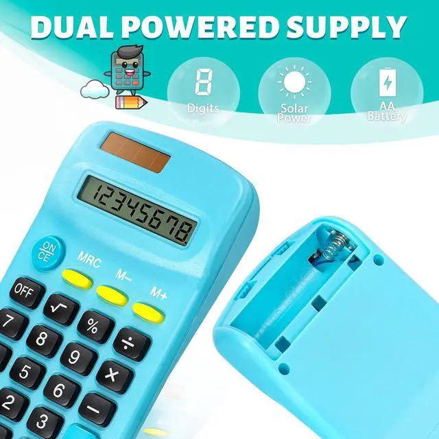 Alt view image 5 of 7 - 24 PCS Basic Calculators, Pocket-Size Mini with 8 Digit Display