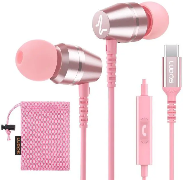 Main image of OMNITONE USB C Headphones for iPhone 17 16 15 Pro Max Plus Air iPad Pro, 5 Years Warranty, USB-C Earbuds for Samsung Galaxy S24 S23 Ultra S22 S21 FE S20 Z Flip 3 Fold 4, USB Type C Earphones