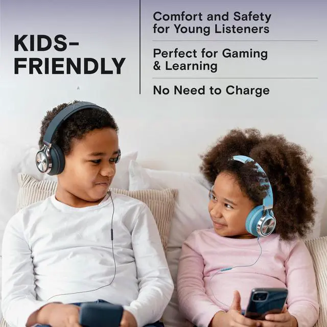 Alt view image 7 of 7 - USB C Headphones Wired for Kids & Adults with Mic & Volume Control, Type C Wired Headphones for iPhone 17, 16, 15, Samsung, Android - USBC Teens Corded Head Phones for Laptop, Computer, Tablet