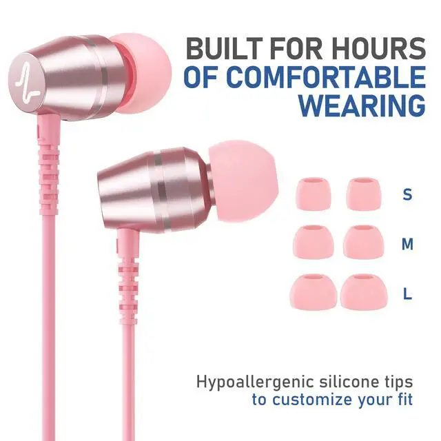 Alt view image 7 of 7 - OMNITONE USB C Headphones for iPhone 17 16 15 Pro Max Plus Air iPad Pro, 5 Years Warranty, USB-C Earbuds for Samsung Galaxy S24 S23 Ultra S22 S21 FE S20 Z Flip 3 Fold 4, USB Type C Earphones