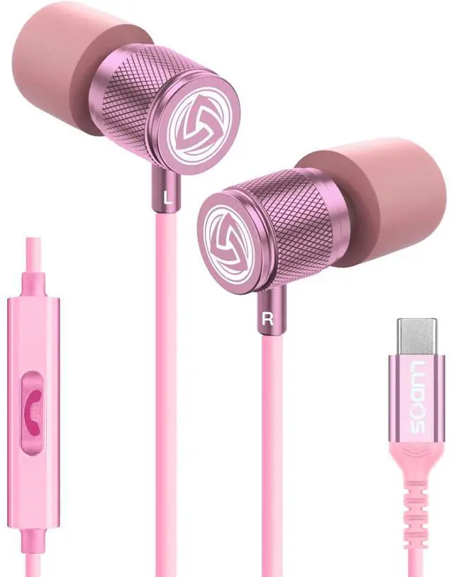 Main image of Ultra USB C Headphones for iPhone 17 16 15 Pro Max Plus Air iPad Pro, 5 Years Warranty, Magnetic USB-C Earbuds for Samsung Galaxy S24 S23 Ultra S22 S21 FE S20 A55 A54 A53, USB Type C Earphones