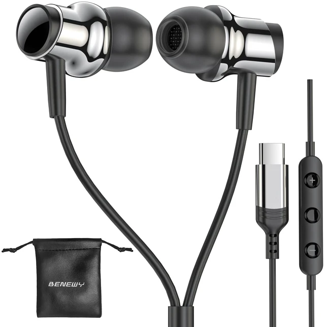 Main image of USB C Headphones Wired Earbuds In-Ear USB Type C Earphones with Microphone