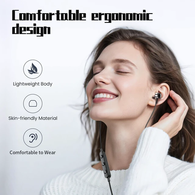 Alt view image 6 of 7 - USB C Headphones Wired Earbuds In-Ear USB Type C Earphones with Microphone