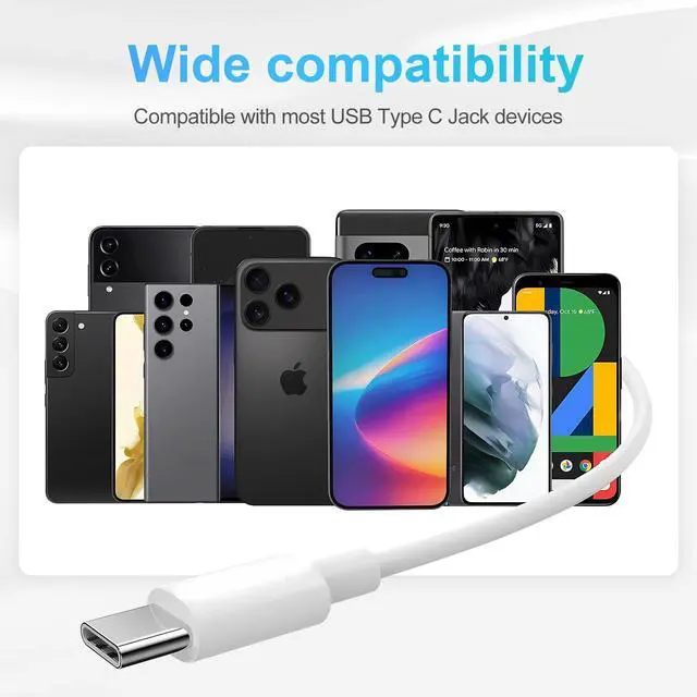 Alt view image 5 of 7 - USB C Headphones 4 PackUSB Type C Earbuds HiFi Stereo USB C Wired Earphones with Microphone Volume Control Compatible with Samsung Galaxy S23 S22 S21 Google Pixel 6 5 4XL/iPad Pro