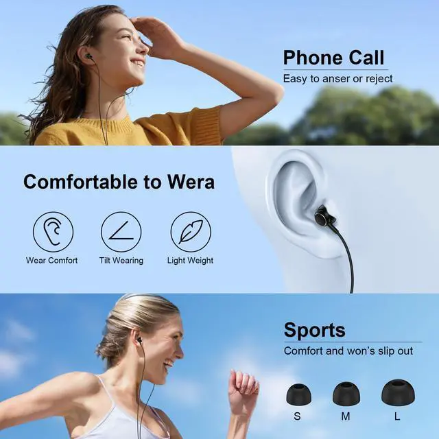 Alt view image 6 of 7 - USB C Headphone Magnetic Earbuds for Samsung Galaxy S26 Ultra S26+ S25 S24