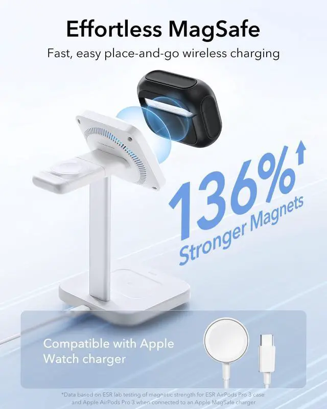 Alt view image 5 of 7 - for AirPods Pro 3 Case, Compatible with AirPods Pro Case 3rd Generation (2025), Compatible with MagSafe, Full Drop Protection Cover with Lanyard, Black
