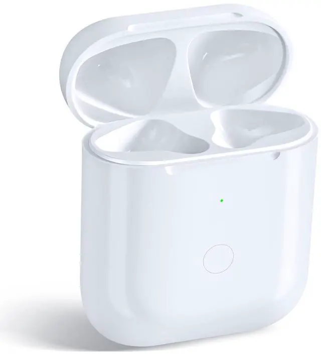 Main image of Wireless Charging Case Compatible with AirPod 2nd & 1st Generation, Air Pod 2 1 Charger Case Replacement with Bluetooth Pairing Sync Button,Earbuds Not Included, White