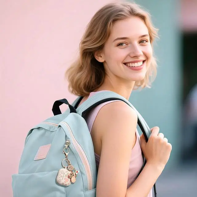 Alt view image 4 of 6 - (with Cute Keychain) Compatible with Apple Airpods 4 Case 2024 Women