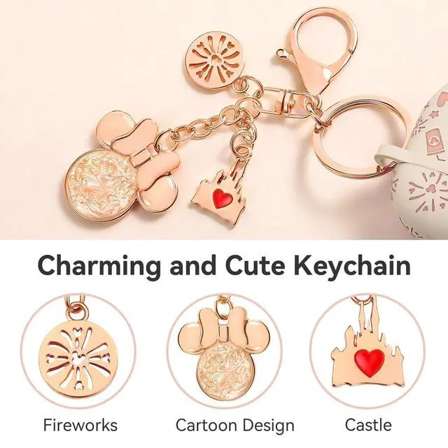 Alt view image 5 of 6 - (with Cute Keychain) Compatible with Apple Airpods 4 Case 2024 Women