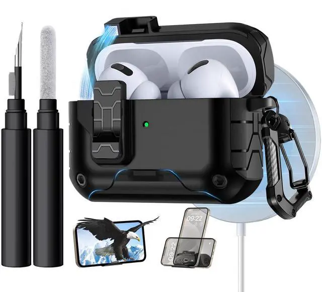 Main image of for AirPod Pro 2nd/1st Case with Secure Lock Compatible with Magsafe