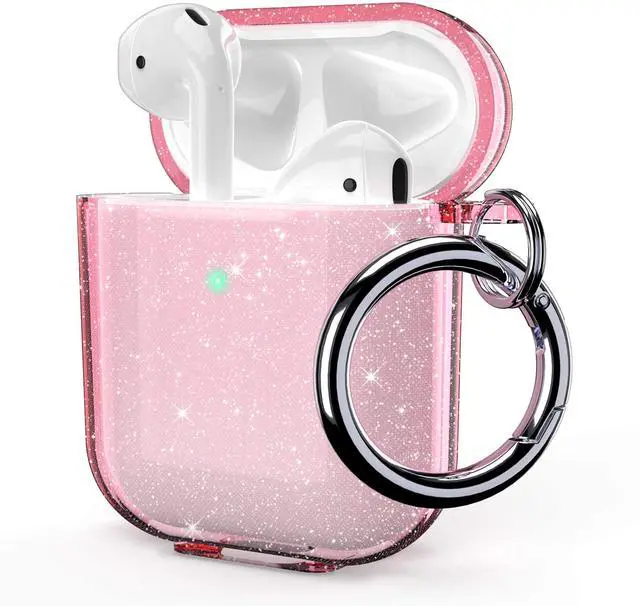 Main image of Compatible with AirPods Case Cover, Pink Glitter