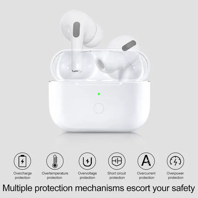 Alt view image 4 of 7 - Wireless Charging Case Compatible with Air Pod Pro 2nd & 1st Generation, Air Pod Pro 2 1 Charger Case Replacement with Bluetooth Pairing Sync Button