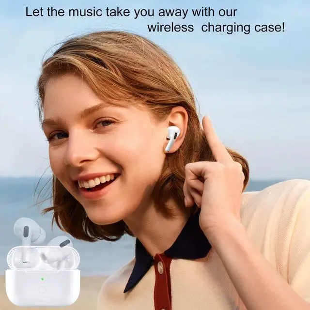 Alt view image 7 of 7 - Wireless Charging Case Compatible with Air Pod Pro 2nd & 1st Generation, Air Pod Pro 2 1 Charger Case Replacement with Bluetooth Pairing Sync Button