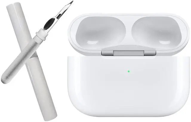 Main image of Replacement Charging Case for AirPods Pro 1&2 Generation with fast Wireless and Wired Charging, Bluetooth Pairing and Sync Button, 680mAh Battery with Multi-Function Cleaning Tool. No Earbuds/Airpods.