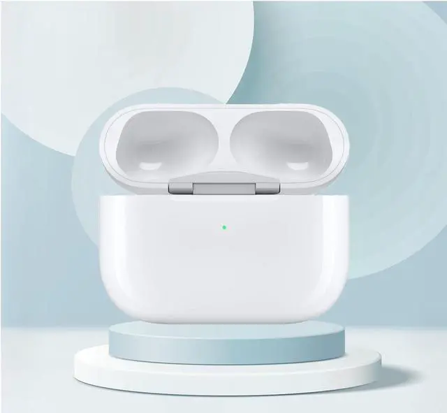 Alt view image 7 of 7 - Replacement Charging Case for AirPods Pro 1&2 Generation with fast Wireless and Wired Charging, Bluetooth Pairing and Sync Button, 680mAh Battery with Multi-Function Cleaning Tool. No Earbuds/Airpods.