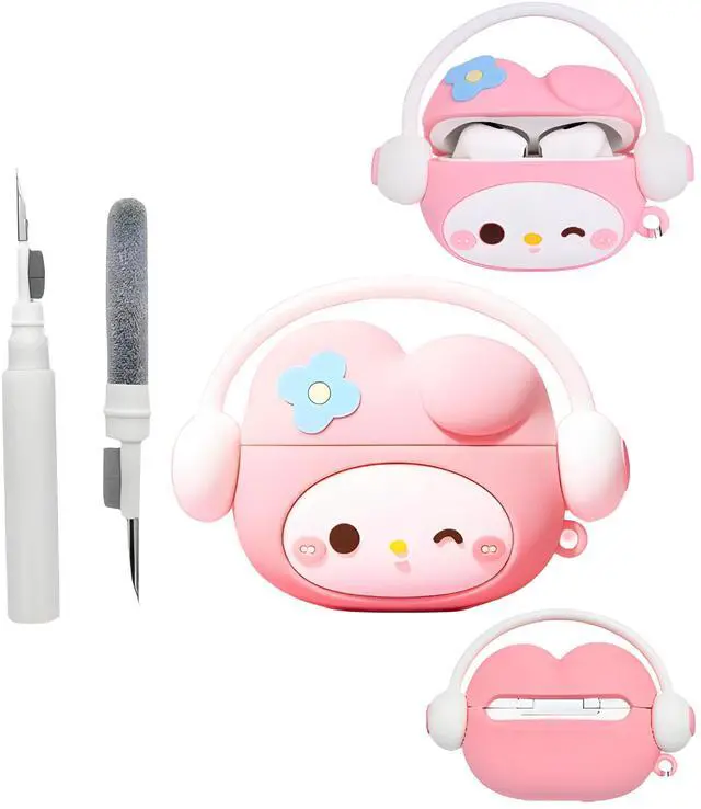Main image of for AirPods Pro2/Pro Case Cover, Cute 3D Silicone Cartoon Protective Shell with Keychain & Cleaner Kit, Compatible with Apple Air Pod, Funny Cute Ear Pod Sleeve for Women Men Teens Music Lover