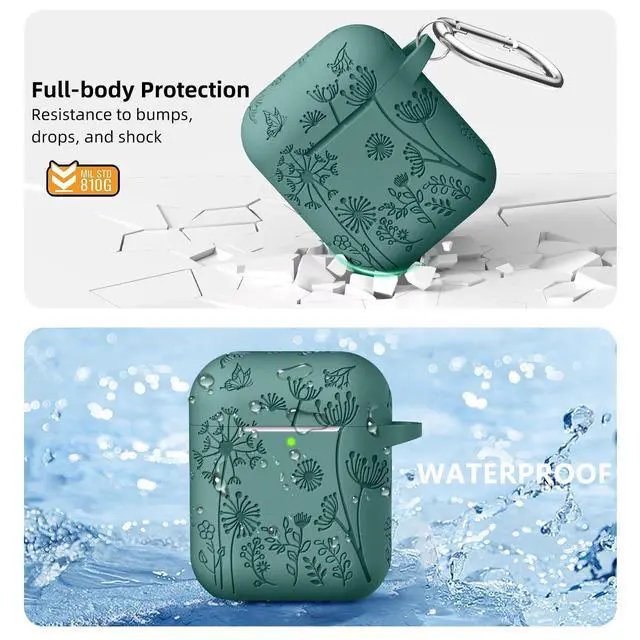 Alt view image 3 of 7 - for AirPod Case 2nd/1st Generation with Keychain for Women Girl