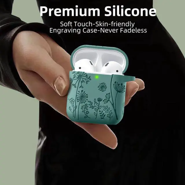 Alt view image 4 of 7 - for AirPod Case 2nd/1st Generation with Keychain for Women Girl