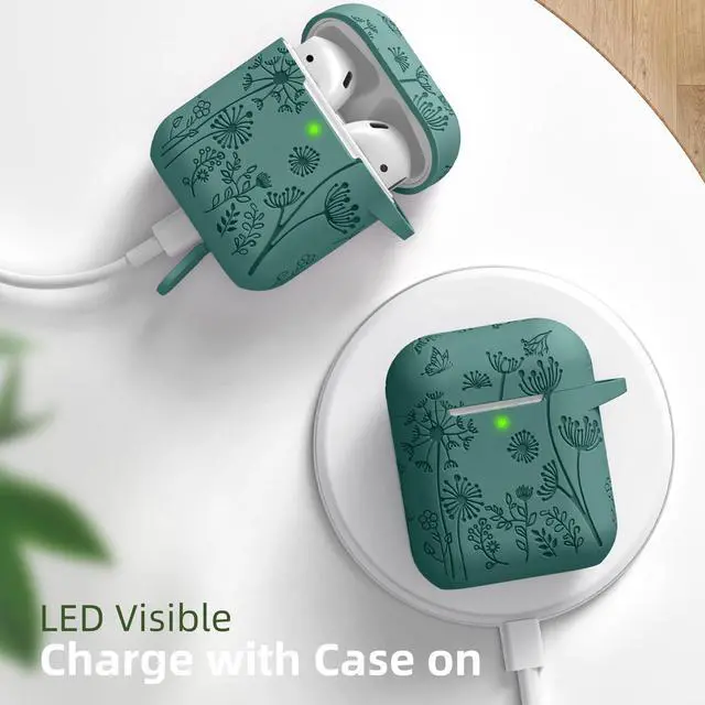 Alt view image 7 of 7 - for AirPod Case 2nd/1st Generation with Keychain for Women Girl
