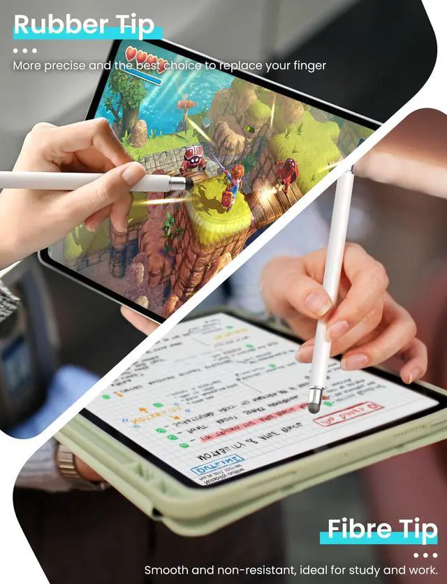Alt view image 7 of 7 - Stylus Pen for Touchscreen, 3-in-1 Universal Tablet Pen