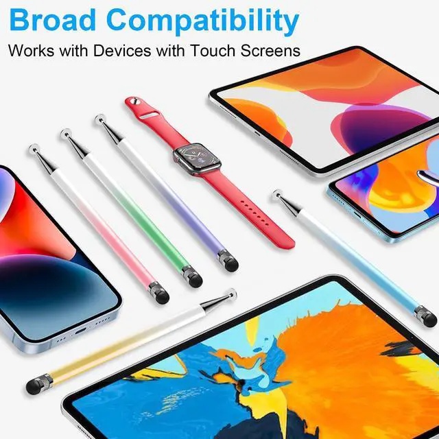 Alt view image 5 of 7 - Stylus(5 Pcs),2-in-1 Stylus Pen for Touchscreen,Stylus Pen