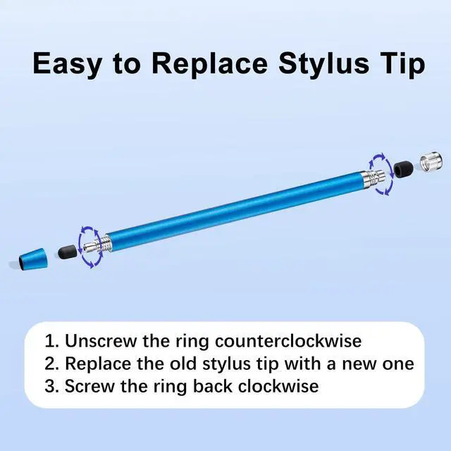 Alt view image 5 of 6 - Stylus Pen for Touchscreen, 6pcs Stylus Pen for iPad iPhone Android