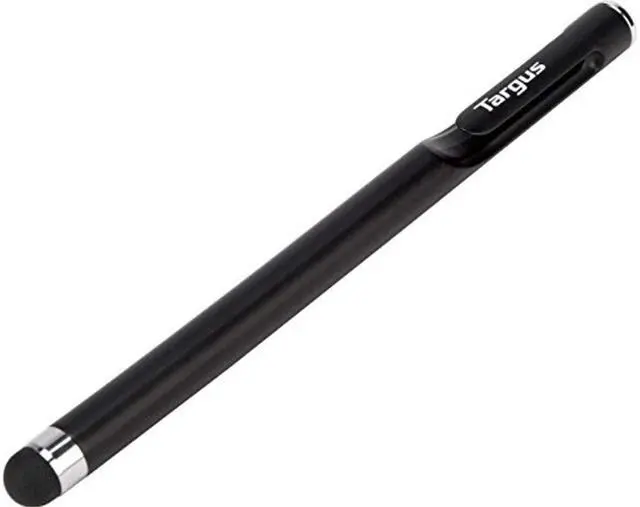 Main image of Smooth Gliding Standard Stylus for Tablets, iPad, Smartphones and Touchscreen Devices, Black - Slim Durable Rubber Tip (AMM165US)