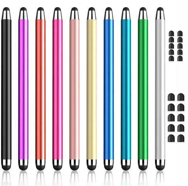 Main image of Stylus Pen for Touchscreen (10PCS), 2 in 1 Rubber iPad Stylists Pen