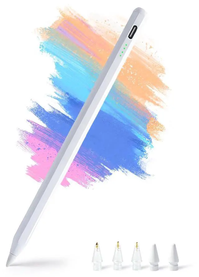 Main image of Stylus Pen for Apple iPad 2018-2026 with Fast Charge Palm Rejection