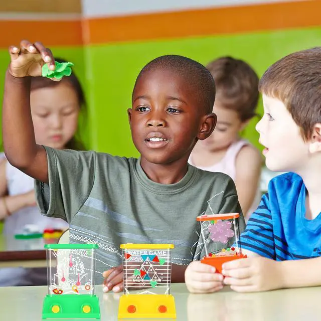 Alt view image 5 of 7 - 4 Pieces Water Games Handheld for Kid Small Retro Waterful Ring Toss Handheld Game Birthday Goodie Bags Stuffers School Classroom Prize Reward Pastime Car Toy Fidget for Boy Girl(Lovely Style)