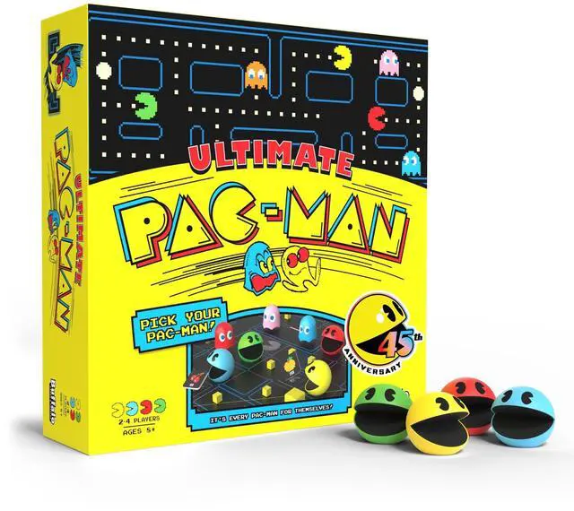 Main image of Ultimate PAC-MAN Board Game - Retro Arcade Classic! - Official Licensed - 2-4 Players, Ages 8+